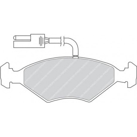 Kit pastiglie freno anteriore