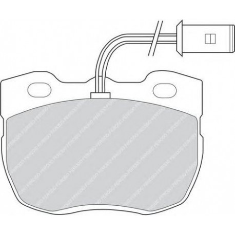 Kit pastiglie freno anteriore