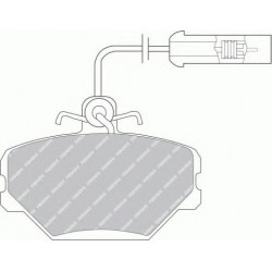 Kit pastiglie freno anteriore