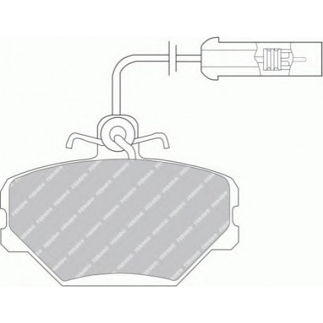 Kit pastiglie freno anteriore