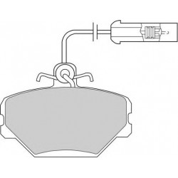 Kit pastiglie freno anteriore