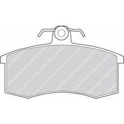 Kit pastiglie freno anteriore