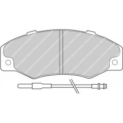 Kit pastiglie freno anteriore
