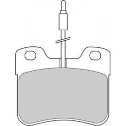 Kit pastiglie freno anteriore
