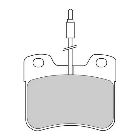 Kit pastiglie freno anteriore