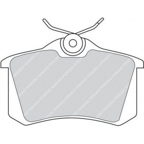 Kit pastiglie freno posteriore