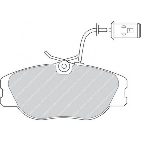 Kit pastiglie freno anteriore