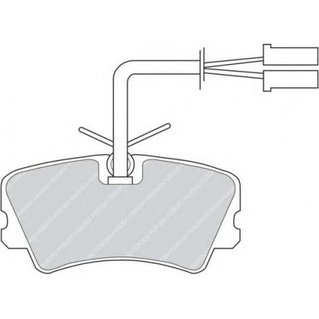 Kit pastiglie freno anteriore