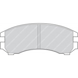 Kit pastiglie freno anteriore