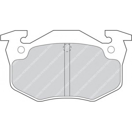 Kit pastiglie freno posteriore