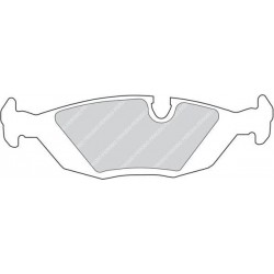 Kit pastiglie freno posteriore