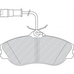 Kit pastiglie freno anteriore