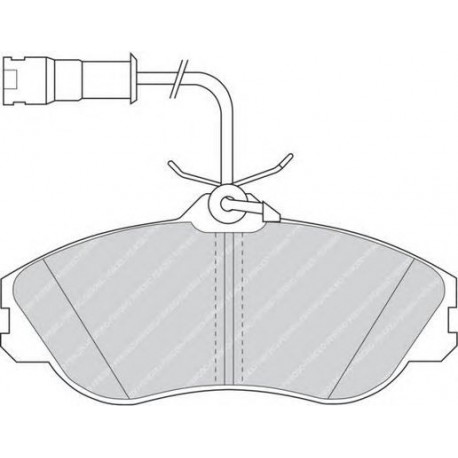 Kit pastiglie freno anteriore