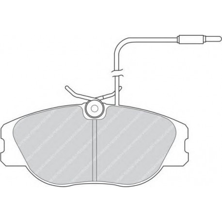 Kit pastiglie freno anteriore