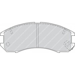 Kit pastiglie freno anteriore