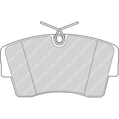 Kit pastiglie freno anteriore