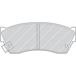 Kit pastiglie freno anteriore