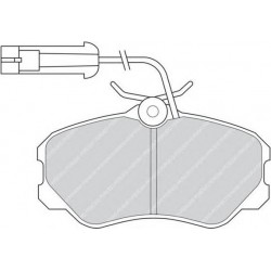 Kit pastiglie freno anteriore