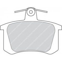 Kit pastiglie freno posteriore