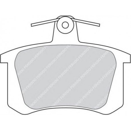 Kit pastiglie freno posteriore