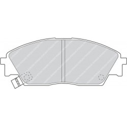 Kit pastiglie freno anteriore