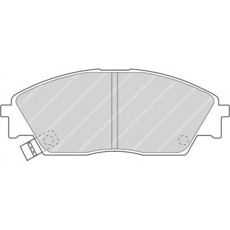 Kit pastiglie freno anteriore