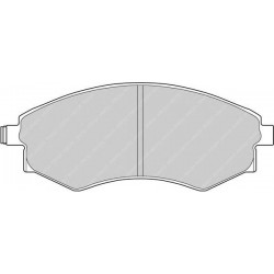 Kit pastiglie freno anteriore