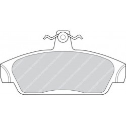 Kit pastiglie freno anteriore