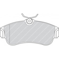 Kit pastiglie freno anteriore