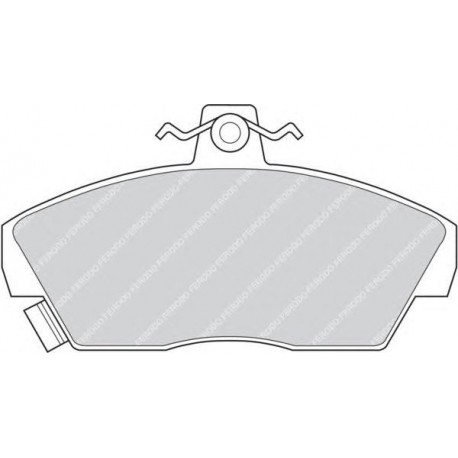 Kit pastiglie freno anteriore