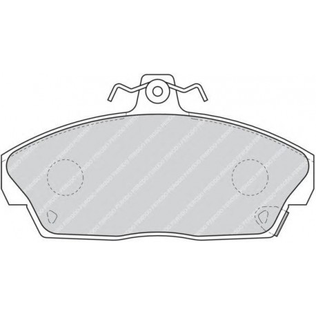 Kit pastiglie freno anteriore