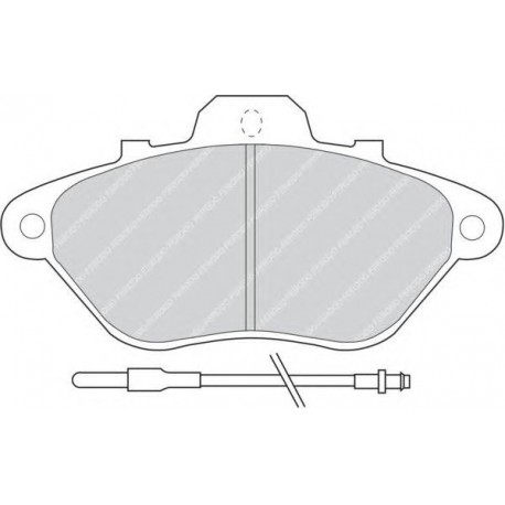 Kit pastiglie freno anteriore