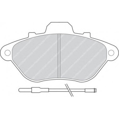 Kit pastiglie freno anteriore