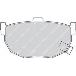 Kit pastiglie freno posteriore