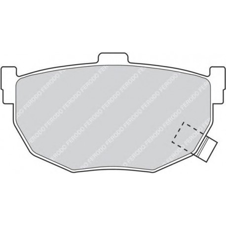 Kit pastiglie freno posteriore