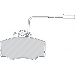 Kit pastiglie freno anteriore