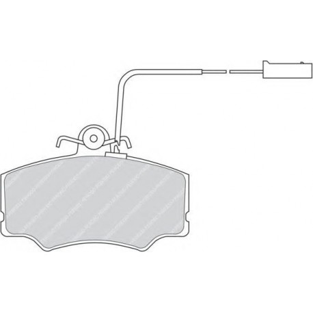 Kit pastiglie freno anteriore