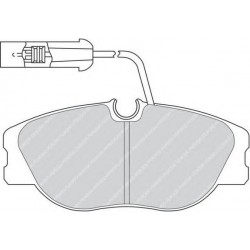 Kit pastiglie freno anteriore