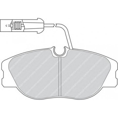 Kit pastiglie freno anteriore
