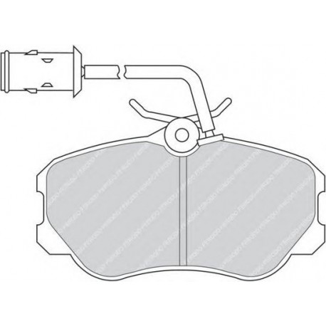 Kit pastiglie freno anteriore