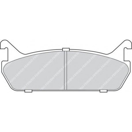 Kit pastiglie freno posteriore