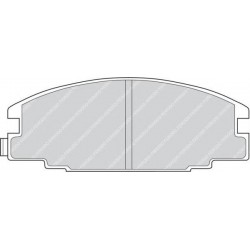 Kit pastiglie freno anteriore