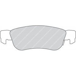 Kit pastiglie freno posteriore