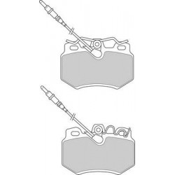 Kit pastiglie freno anteriore