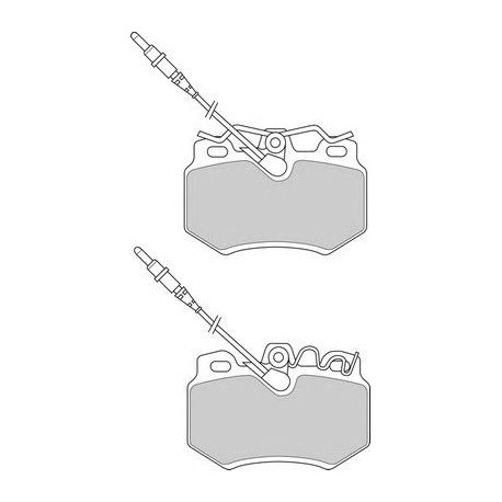 Kit pastiglie freno anteriore