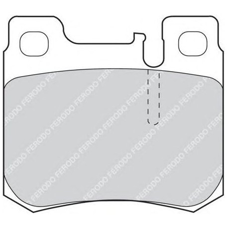 Kit pastiglie freno posteriore