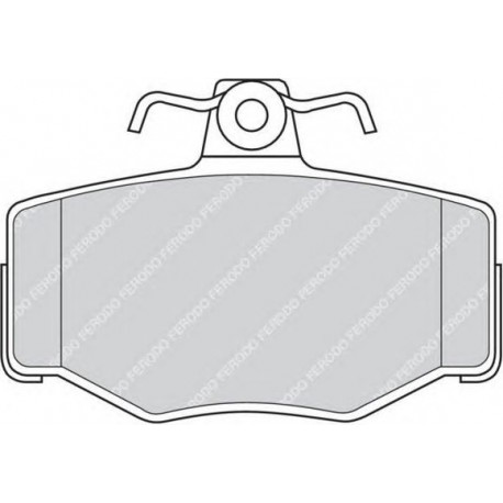 Kit pastiglie freno posteriore