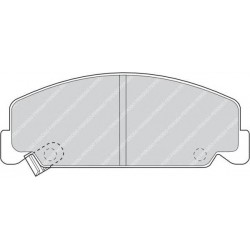 Kit pastiglie freno anteriore