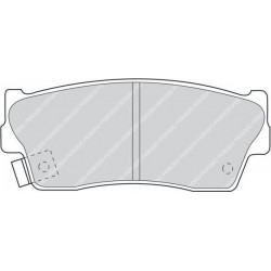 Kit pastiglie freno anteriore