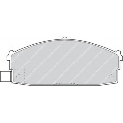 Kit pastiglie freno anteriore